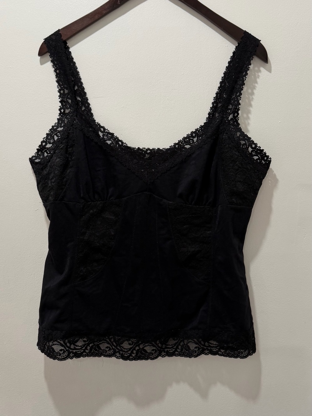 Bisou Bisou Black Lace-Trim Lingerie